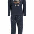 Pijama Perchado Caballero Aviator Marino
