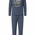 Pijama Perchado Caballero Aviator Azul