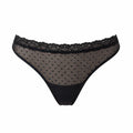 Tanga Encaje Negro Ysabel Mora