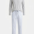 Pijama Punto Elástico Caballero Gris