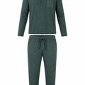 Pijama Algodón Caballero  Puntos Verde