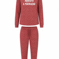Pijama Largo Mujer Madrugar Fresa