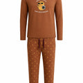 Pijama Perchado Caballero Pato Astronauta Teja